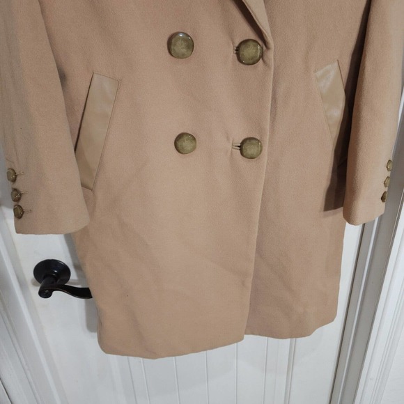 Cabi Womens Coat Heritage Camel Brown Longline Double Breasted Trench Jacket M - Picture 5 of 14
